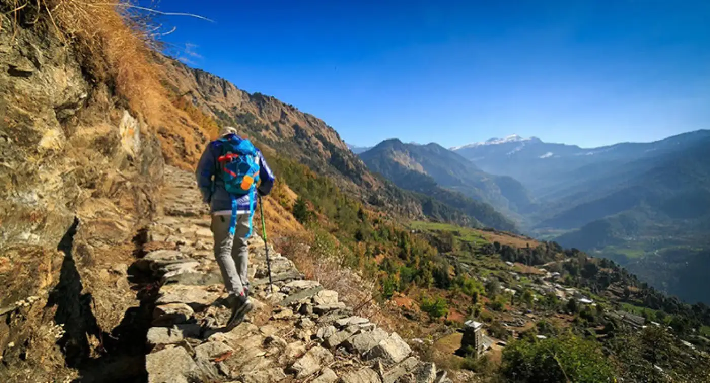 Scenic view of Chopta Valley