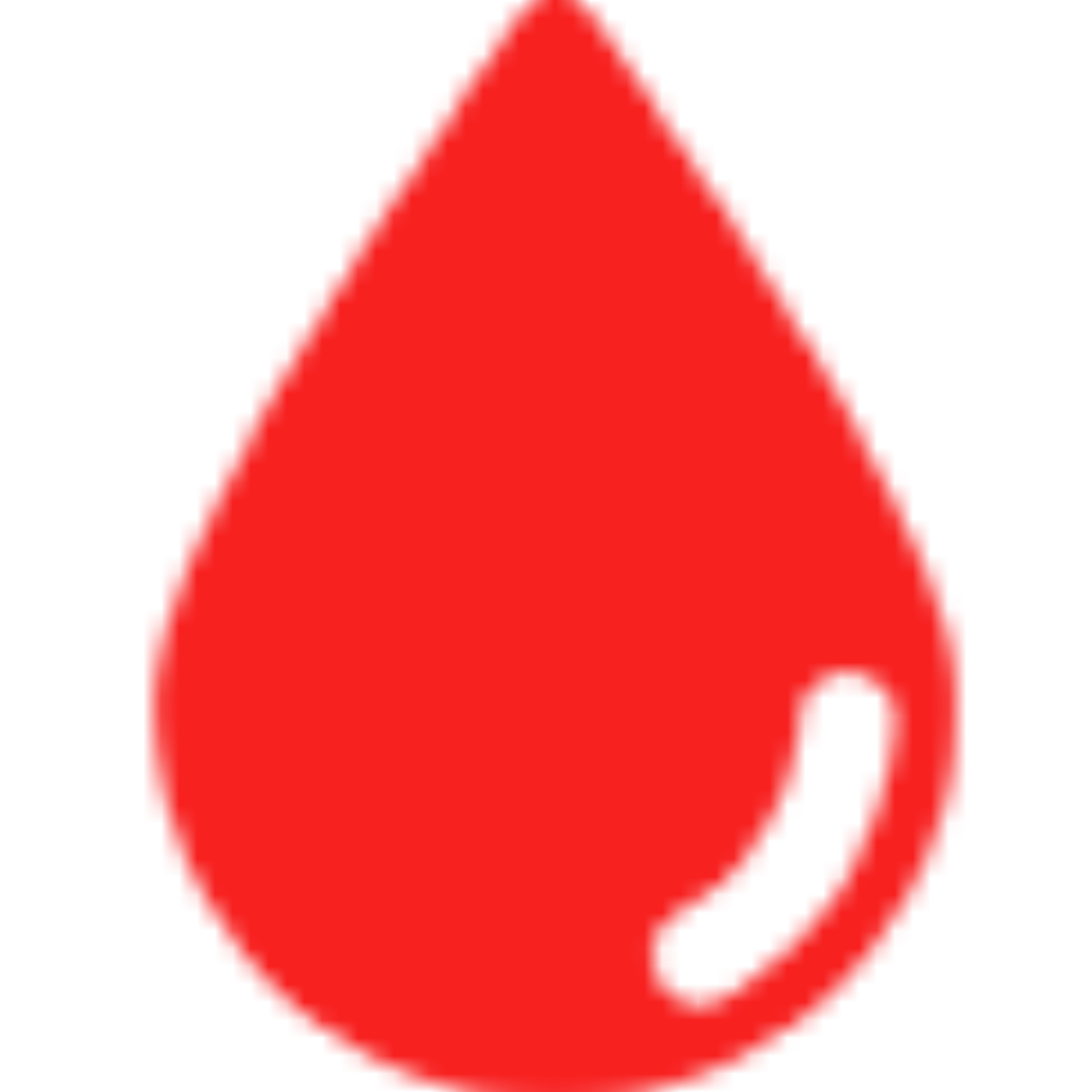 Red blood drop icon